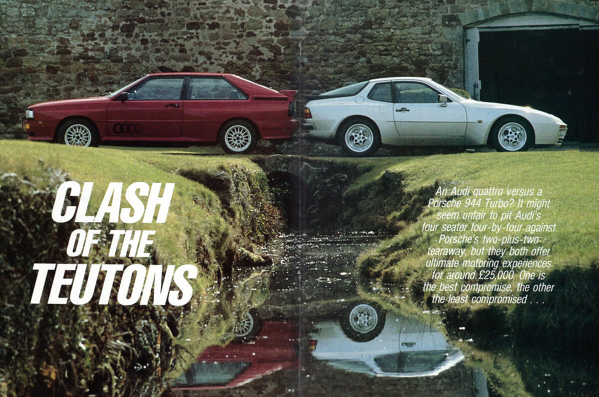 Audi Quattro vs Porsche 944 Turbo, 5 April 1986 , Throwback